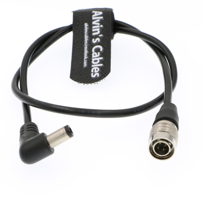 Alvin's Cables Right Angle 4 Pin Male Power Cable for Sound Devices 688 633 Zoom F8 Anton Bauer D Tap to 4 Pin Male Power Cord 