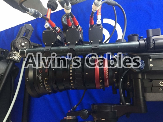 Alvins Cables 4 Pin Male to 4pin Male Cable for Arri LBUS FIZ MDR Wireless Focus Right Angle to Straight 